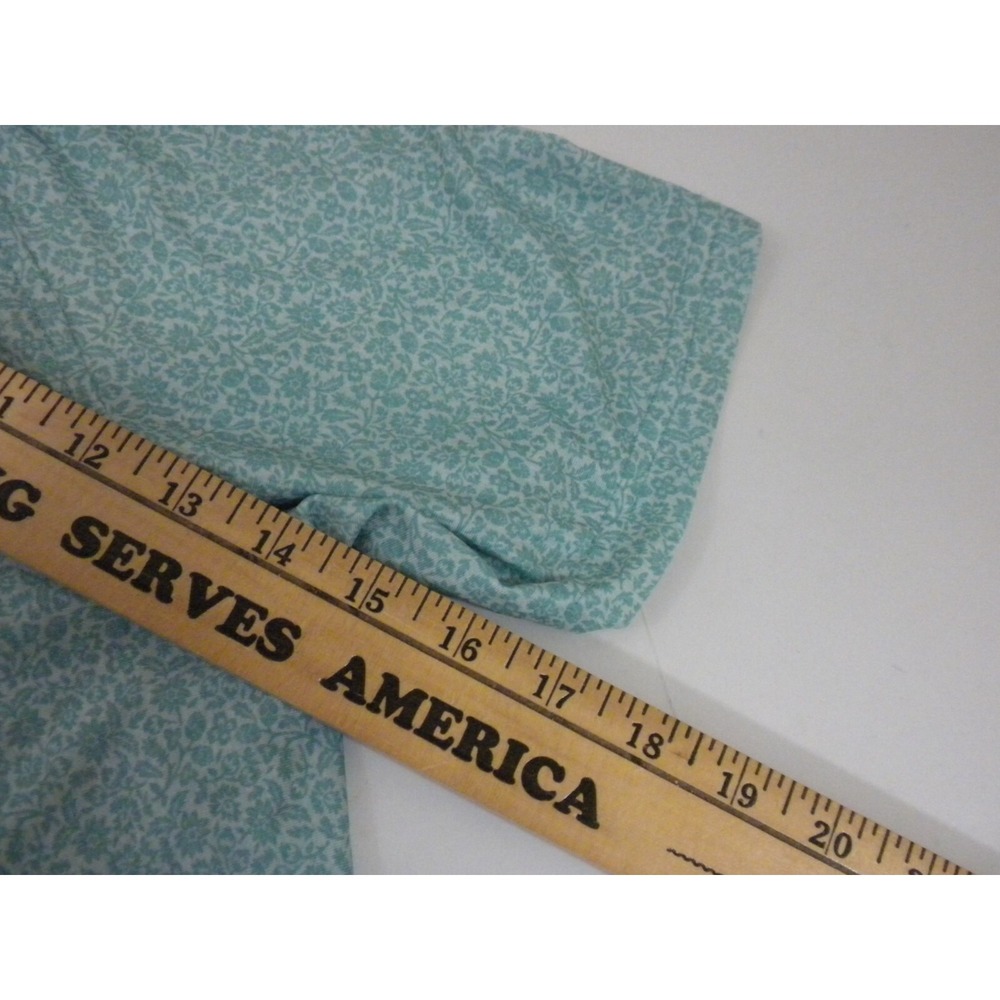 Hickey Freeman Polo Shirt‎ Mens M Green Floral Luxury Golf Ivy Prep Short Sleeve - Picture 11 of 11